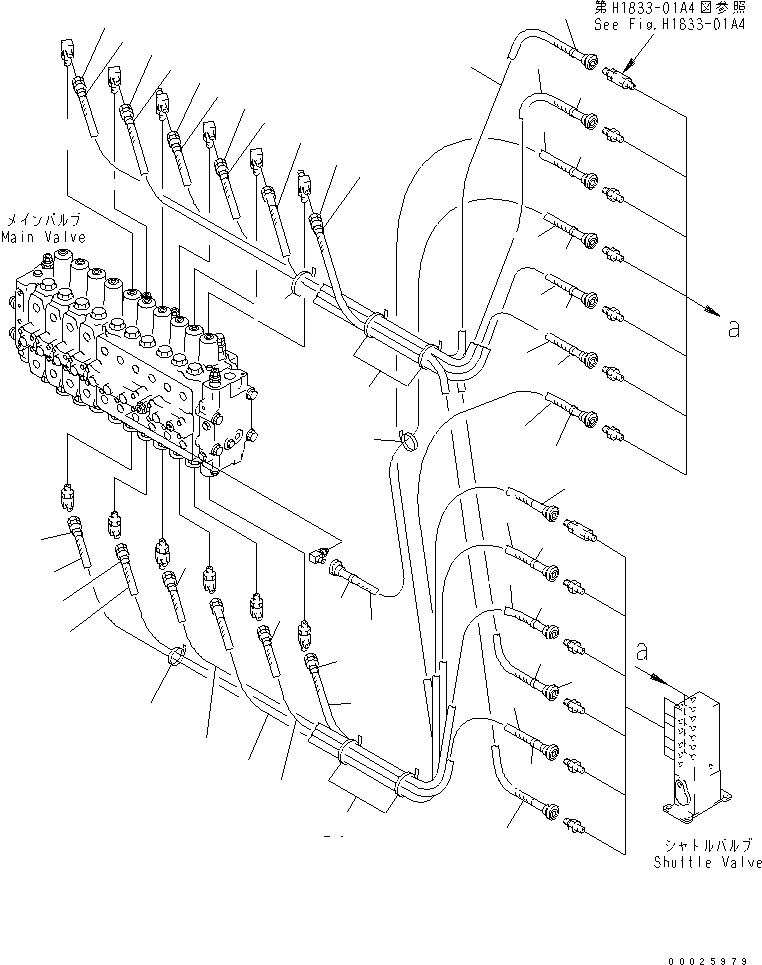 HOSE¤ 470MM 207-62-63630 KOMATSU