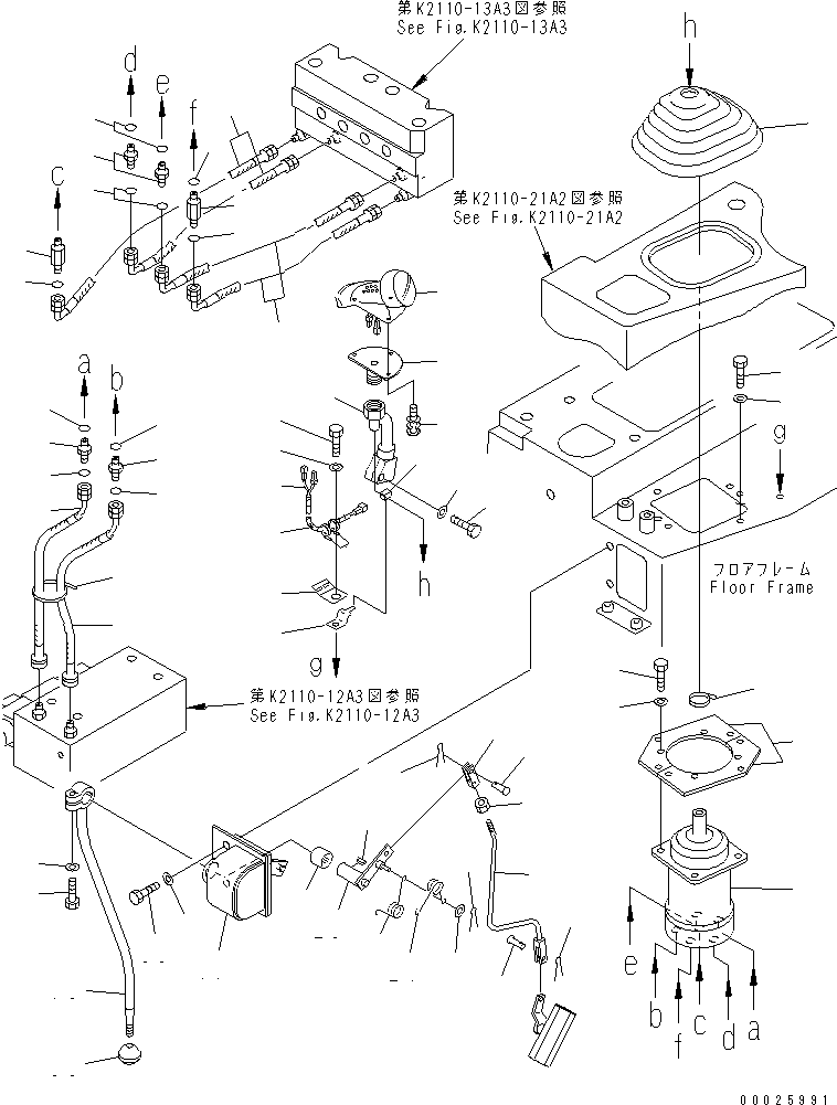 KNOB ASS'Y (19M-43-38111) KOMATSU