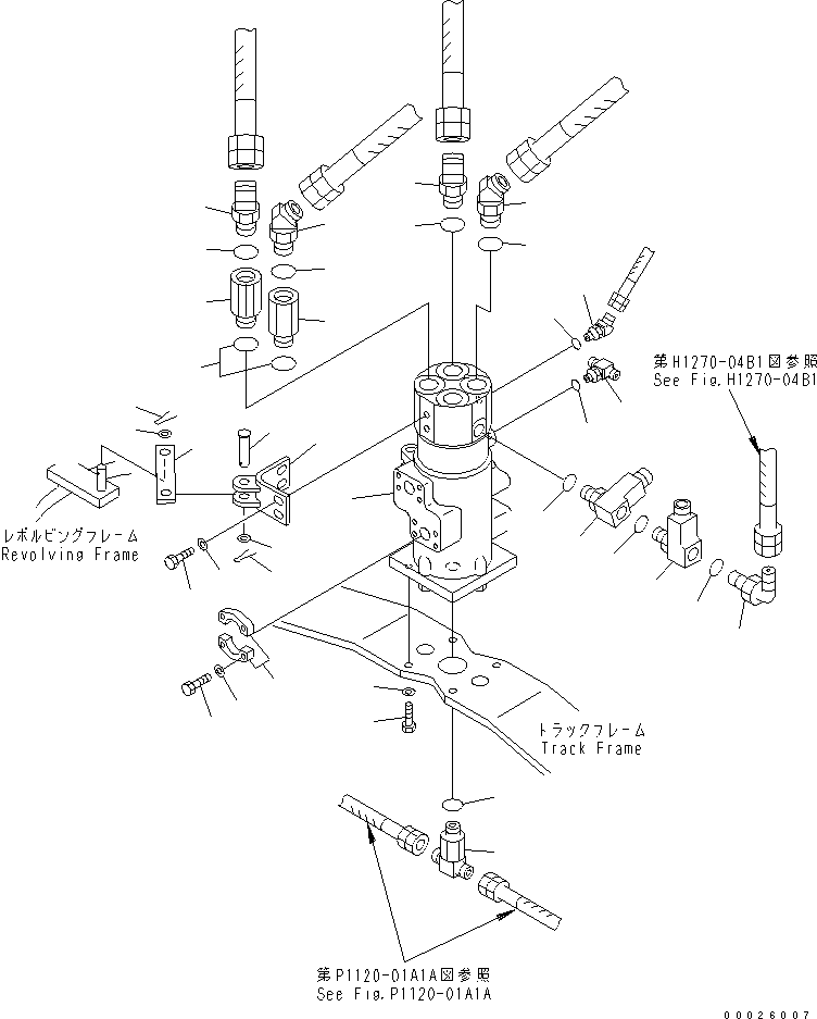 Поворотное соединение в сборе 703-09-00151 KOMATSU