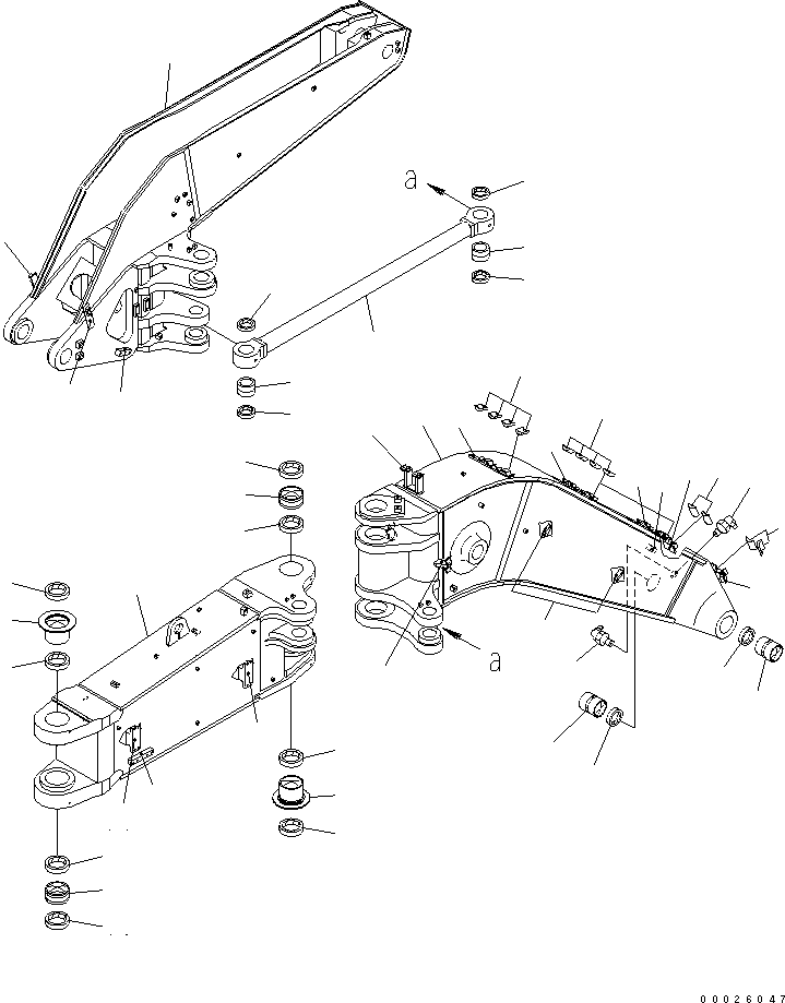 Кронштейн (сварной) 207-970-6340 KOMATSU