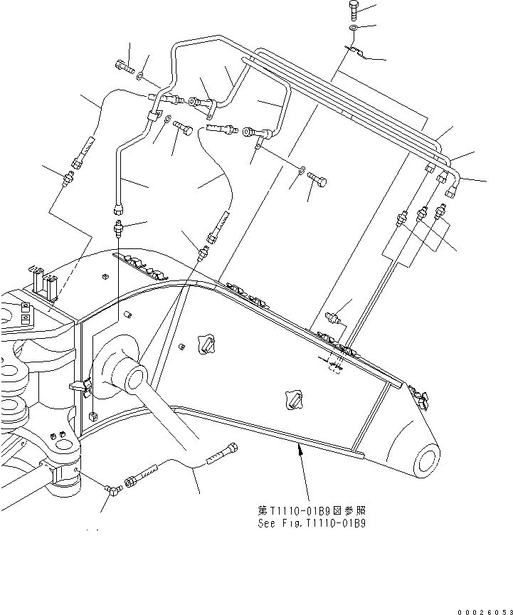 Трубка 208-70-64670 KOMATSU