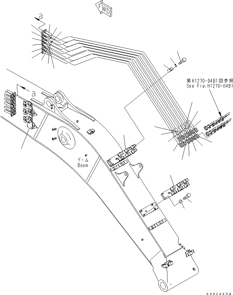 Трубка 208-62-65710 KOMATSU