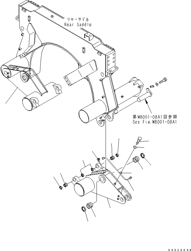 Рукоять в сборе 208-871-0090 KOMATSU