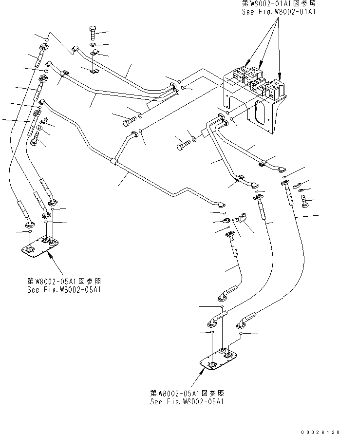 Шланг 07083-31218 KOMATSU