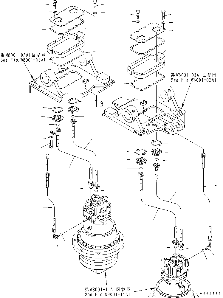 Шланг 07085-51008 KOMATSU