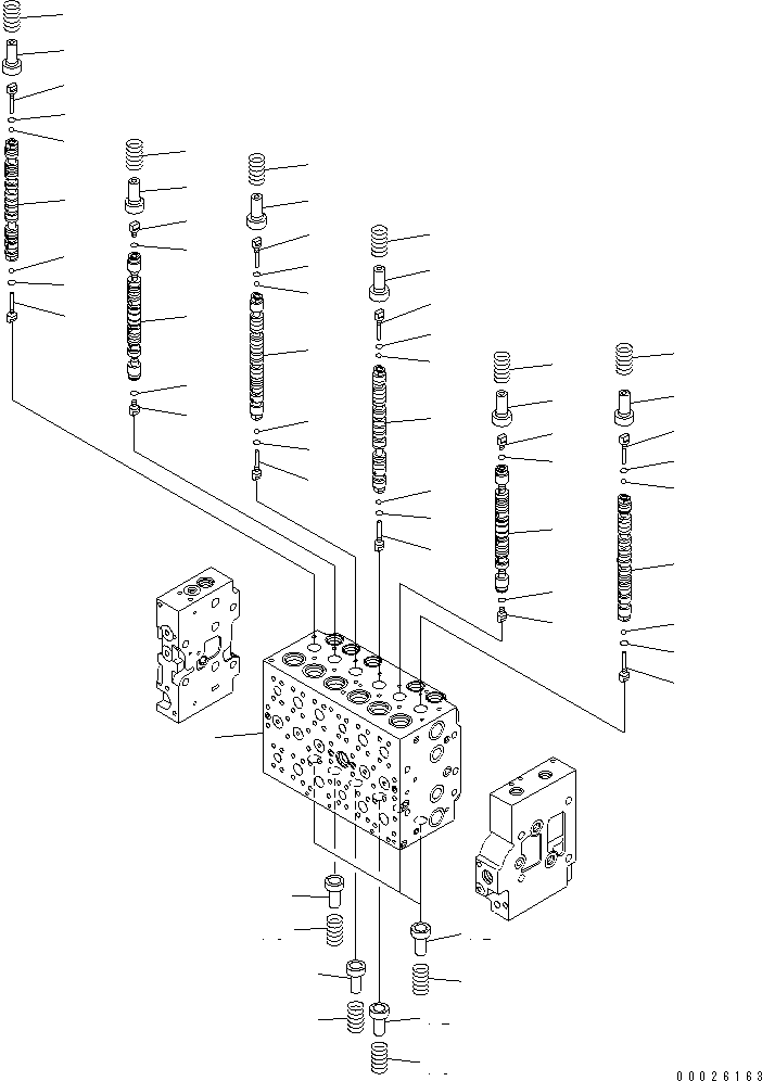 Клапан в сборе 723-46-20802 KOMATSU