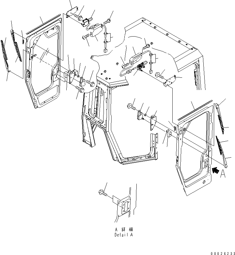 Щётка стеклоочистителя 426-U53-2160 KOMATSU
