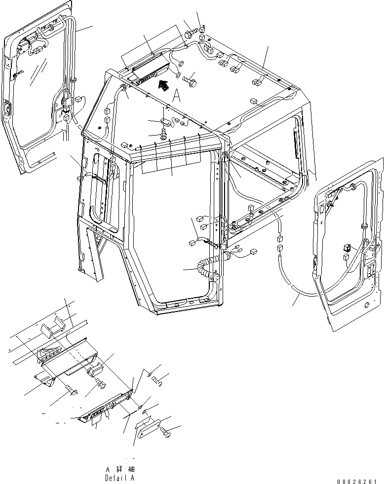 Жгут проводов 198-Z11-7340 KOMATSU