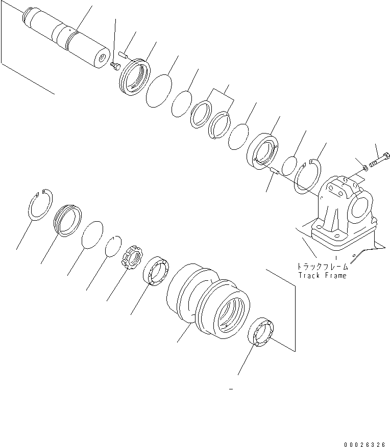 Стопорное кольцо 04071-00175 KOMATSU