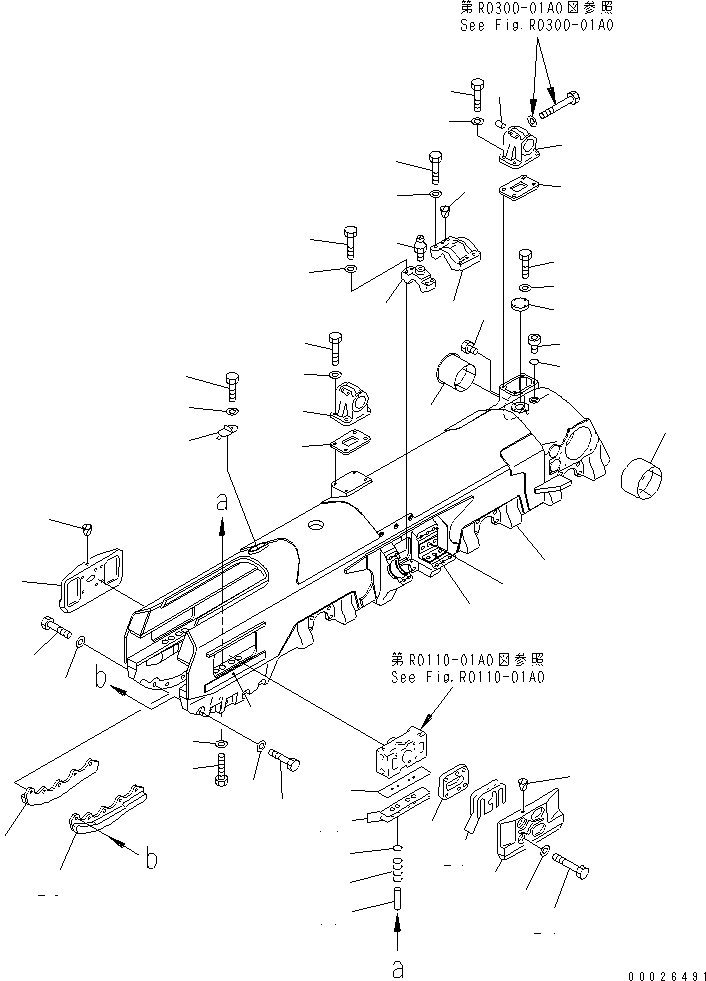 CAP,R.H. 19M-30-11220 KOMATSU