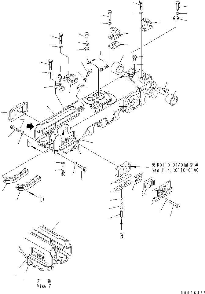FRAME,TRACK¤ L.H. 19M-30-11920 KOMATSU