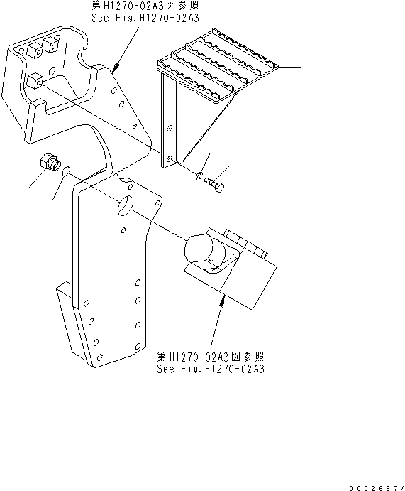 Подножка 208-977-7650 KOMATSU