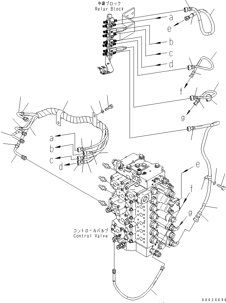 Шланг 02762-102A5 KOMATSU