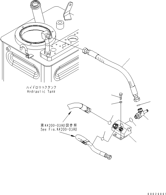 Шланг 02753-006A4 KOMATSU
