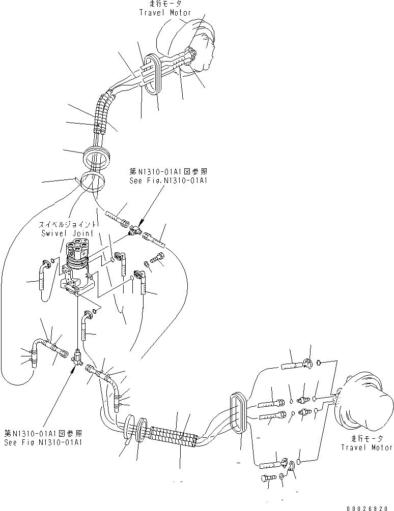 шланг 02762-10325 KOMATSU
