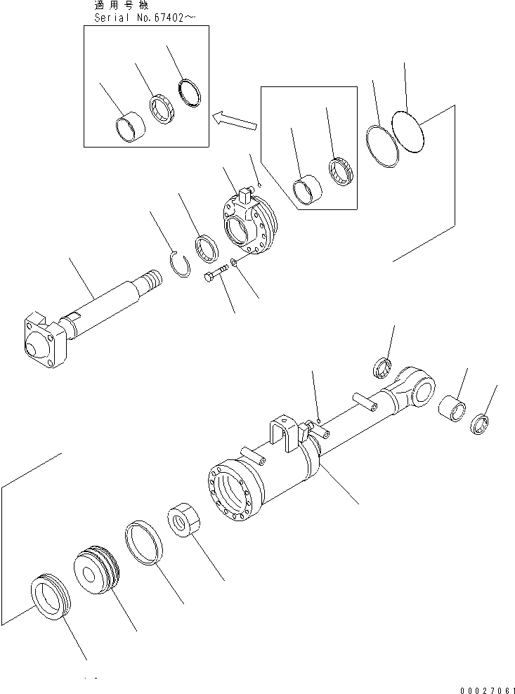 Головка цилиндров 707-27-14880 KOMATSU
