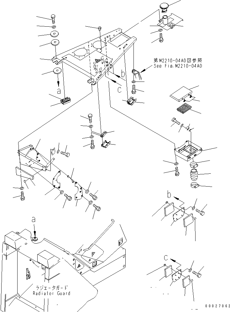 Капот 17A-862-1160 KOMATSU