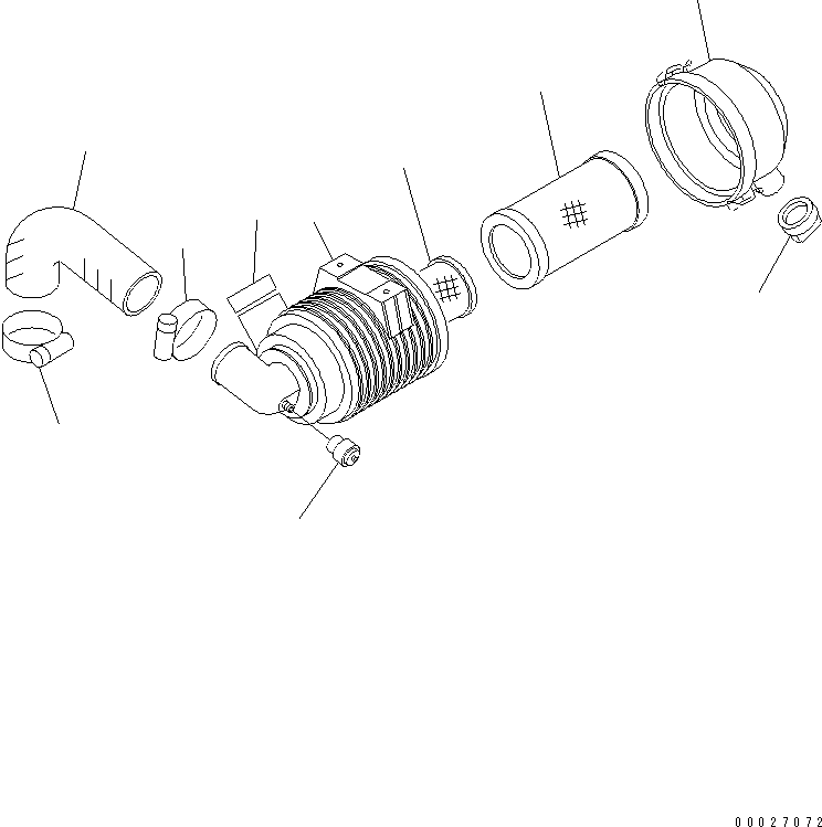Корпус YM129642-12610 KOMATSU