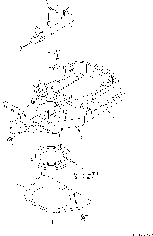 Крышка 21R-46-11210 KOMATSU