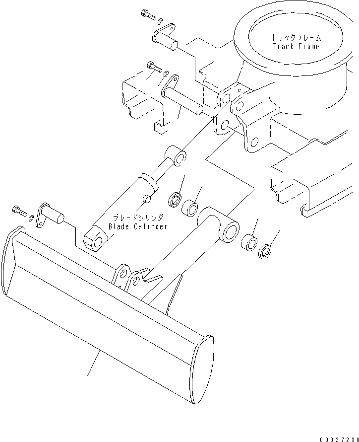 BLADE ASS'Y 21A-71-01110 KOMATSU