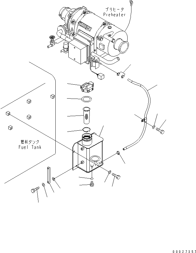 Шланг 07288-11011 KOMATSU