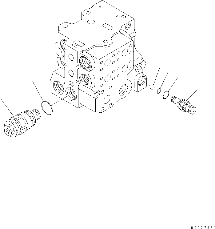 Предохранительный клапан 709-70-79100 KOMATSU