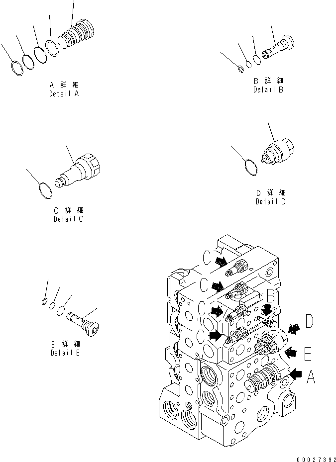 Уплотнительное кольцо круглого сечения 07000-B1005 KOMATSU
