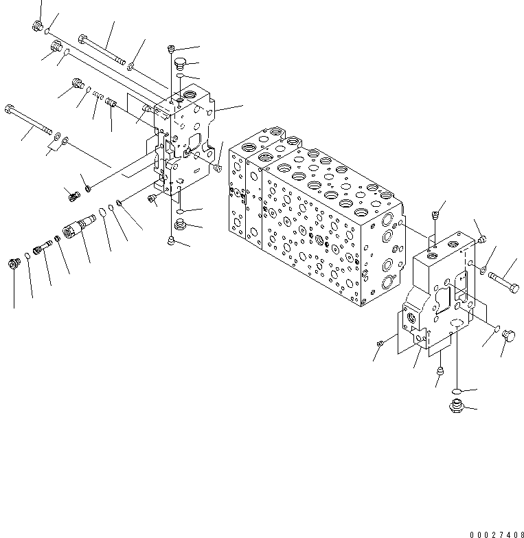 Клапан управления в сборе 723-48-27503 KOMATSU