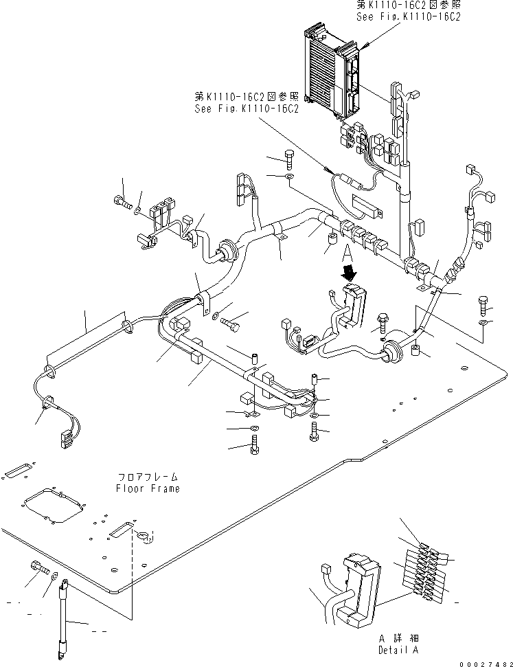 Жгут проводов 208-06-71860 KOMATSU