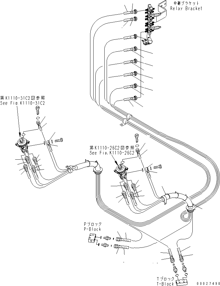 Шланг 208-62-74110 KOMATSU