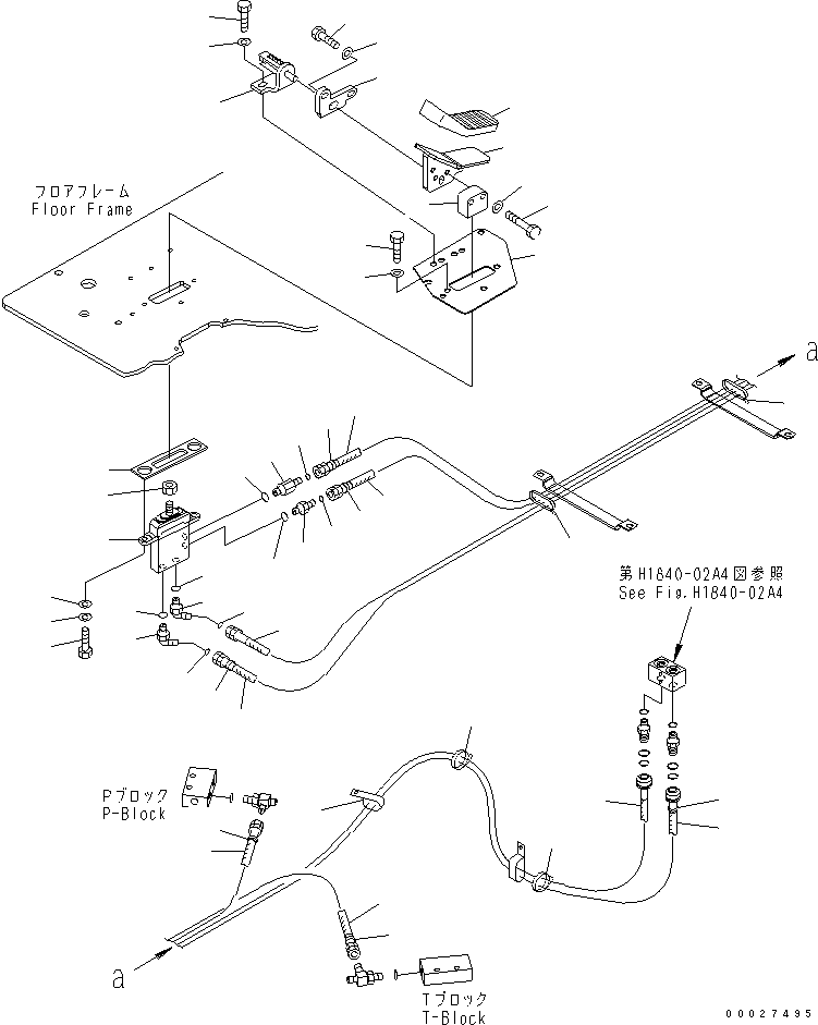 Шланг 02762-10212 KOMATSU