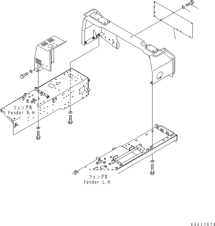 COVER,(WITH CANOPY) 175-978-6271 KOMATSU