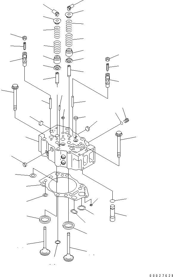 CYLINDER HEAD ASS'Y 6215-11-1102 KOMATSU