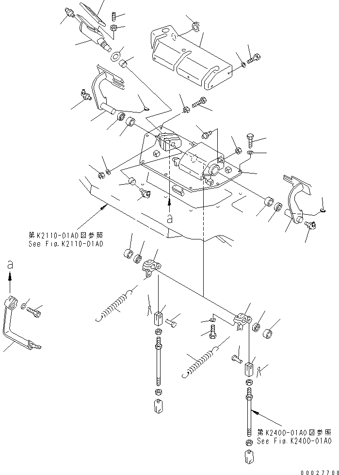 Рычаг 175-43-52430 KOMATSU