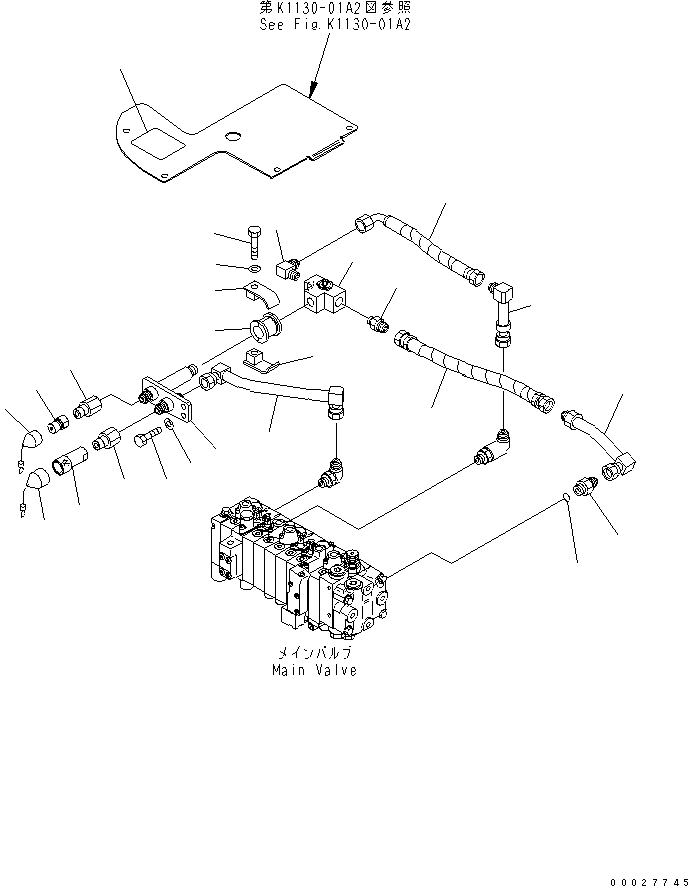 Ниппель 22J-973-1740 KOMATSU