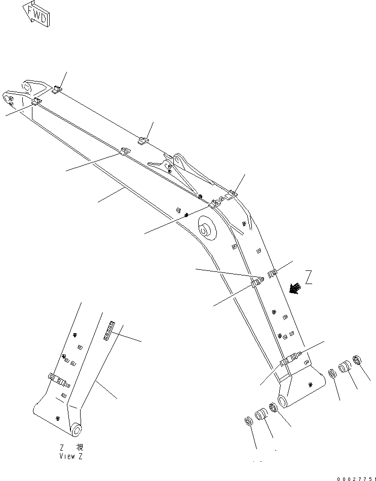 Пластина (сварная) 203-70-61310 KOMATSU