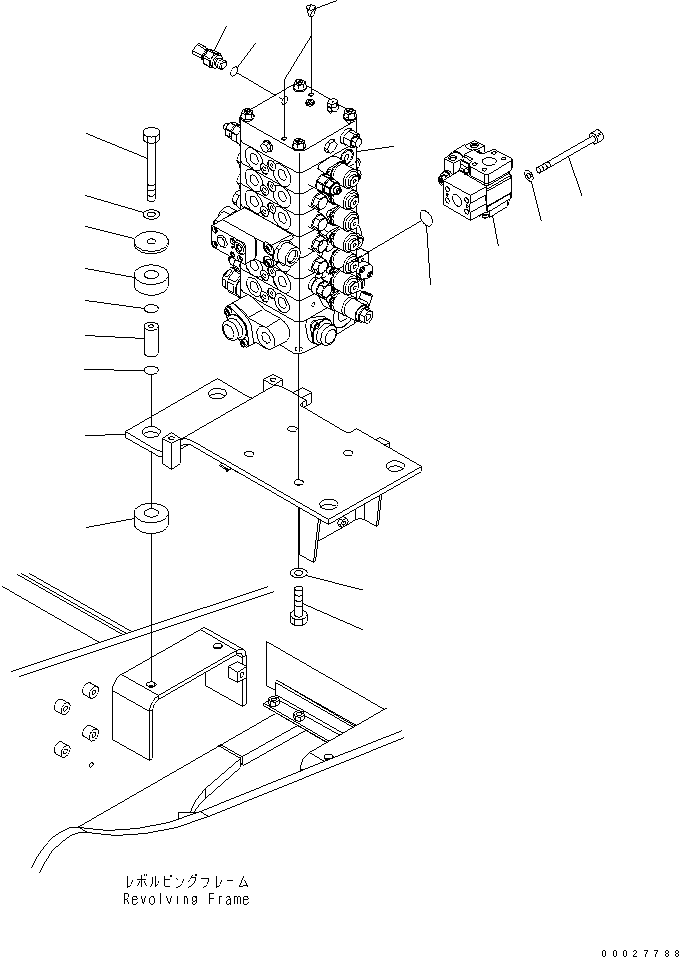Управляющий клапан 723-57-11801 KOMATSU