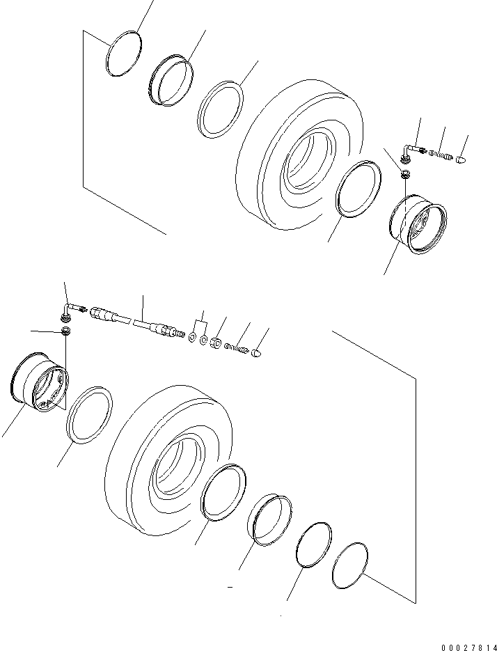 Valve Assembly, Tire, Inside 09280-00020 KOMATSU
