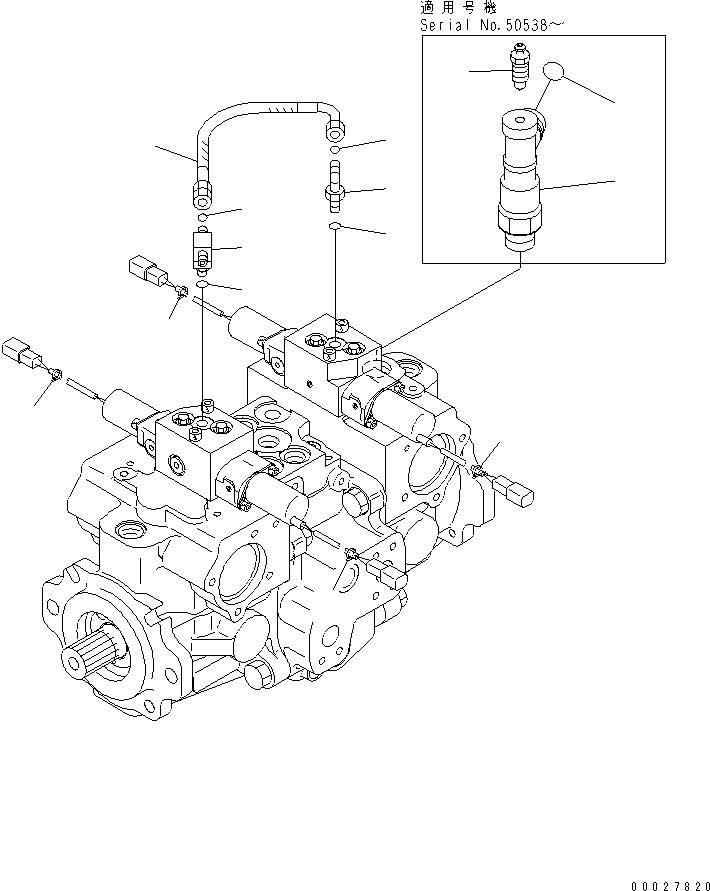 Шланг 02761-00303 KOMATSU