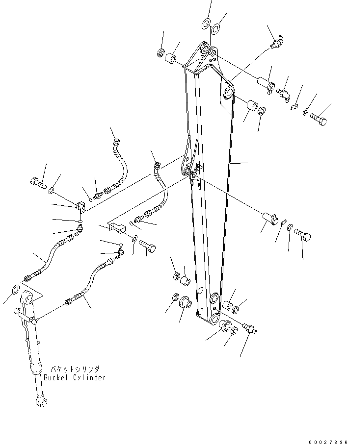 Шланг 07096-20508 KOMATSU