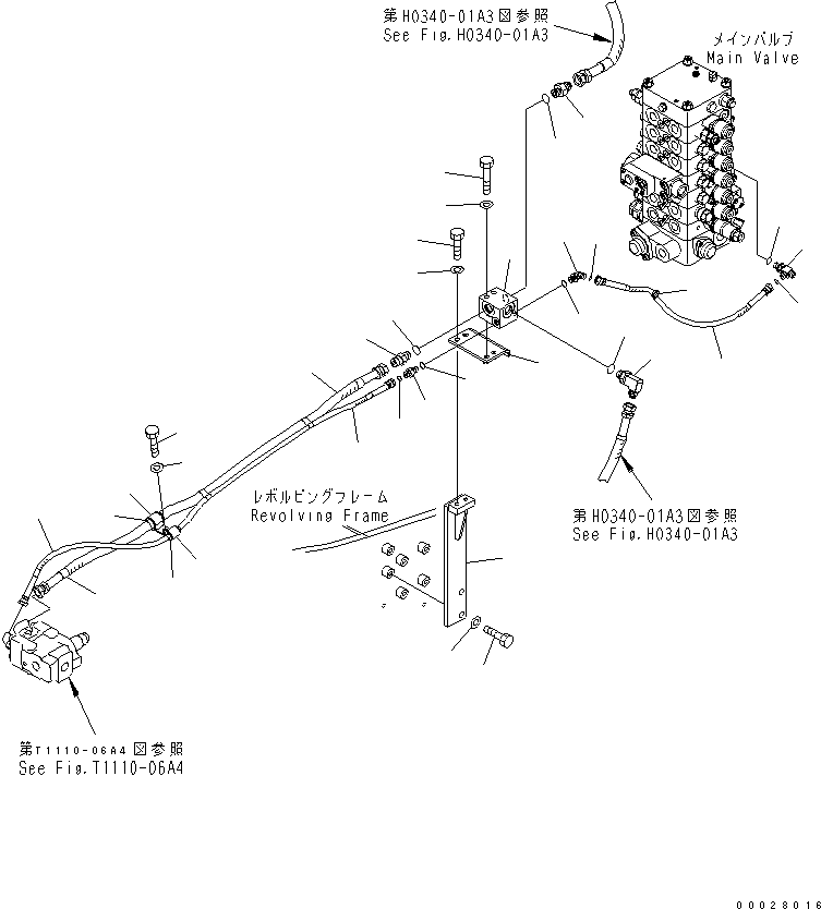 Шланг 07102-20413 KOMATSU