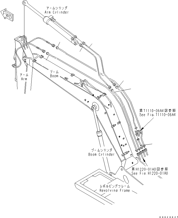 Трубка 203-62-64181 KOMATSU