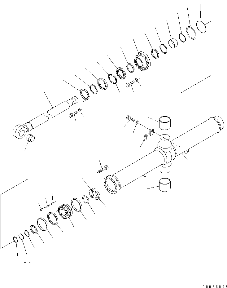 Опорное кольцо (комплект) 07001-05080 KOMATSU