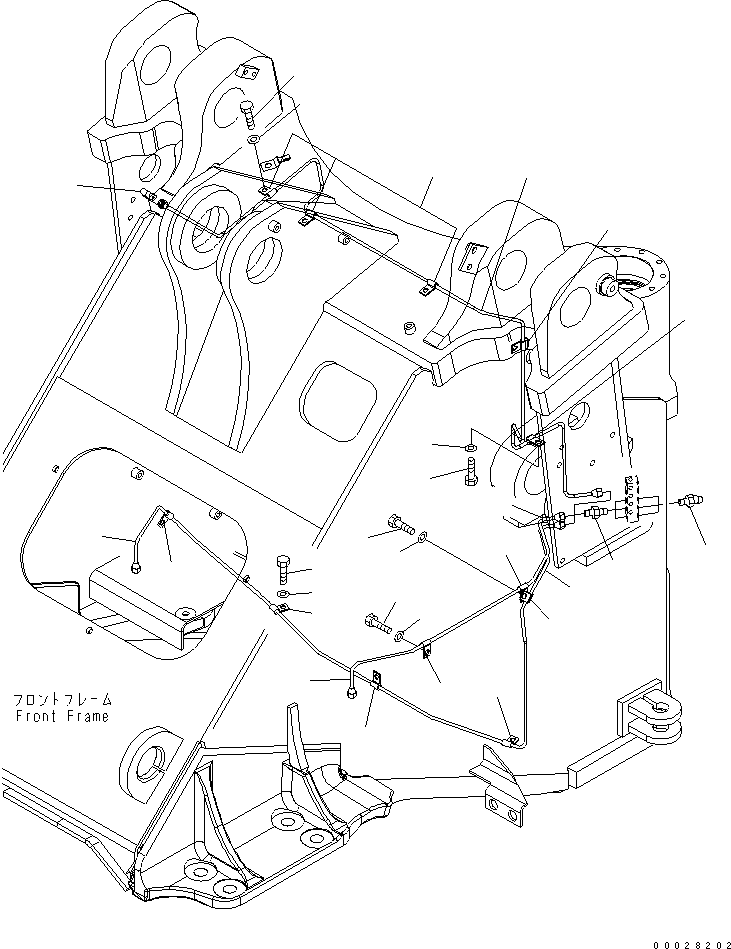 Трубка 423-46-36121 KOMATSU