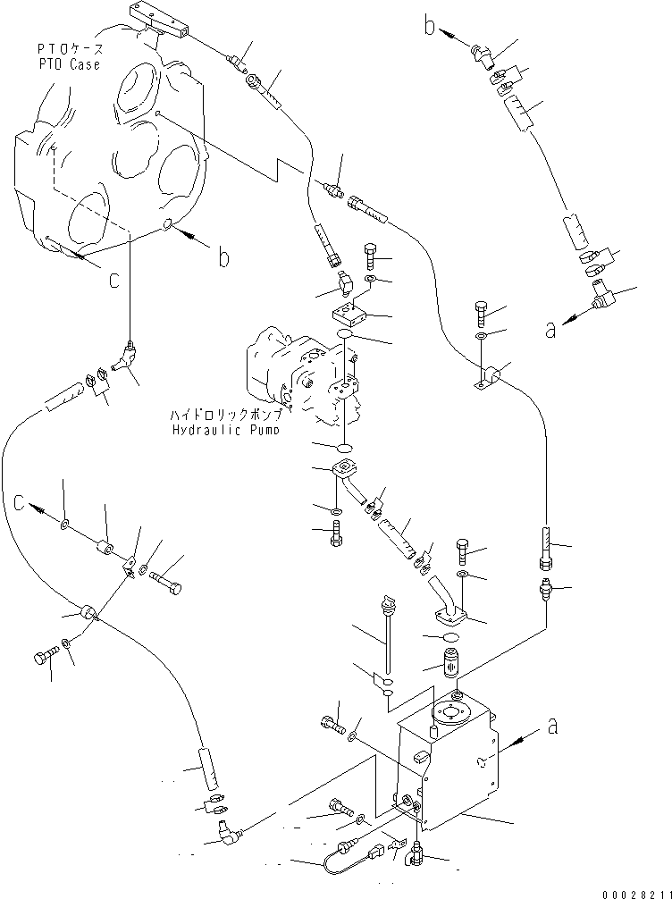 HOSE,(B) 07102-30610 KOMATSU