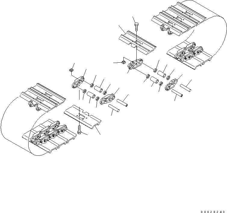 Башмак гусеницы в сборе 207-32-04110 KOMATSU