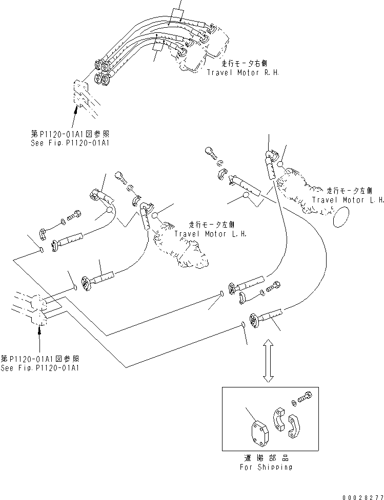 Шланг 07073-31014 KOMATSU