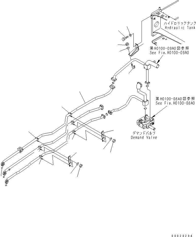 Трубка 569-61-84181 KOMATSU