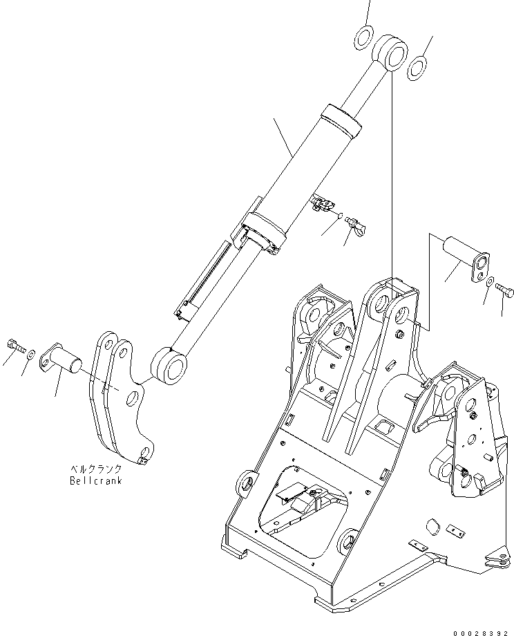 Палец 419-T80-3830 KOMATSU