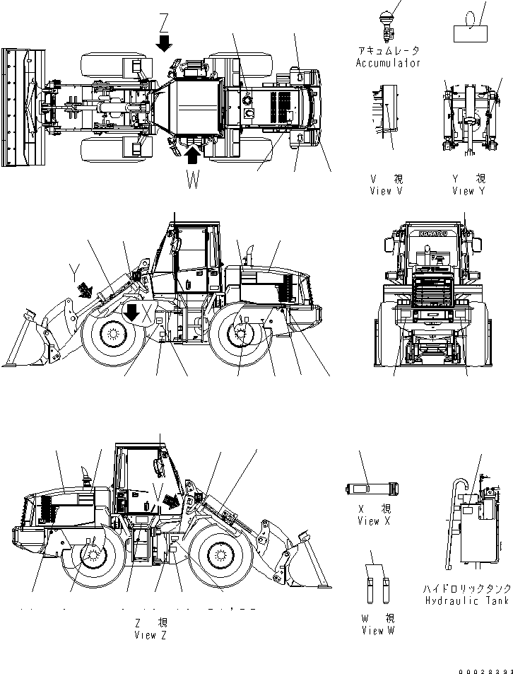 Пластина правая 419-U77-3320 KOMATSU